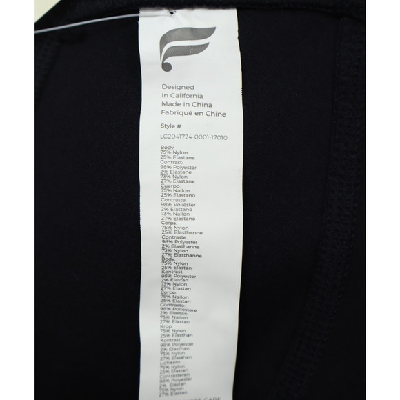 Fabletics Women's Anywhere High-Waisted Moto 7/8 Black Leggings Sz XXS NEW - Picture 7 of 10